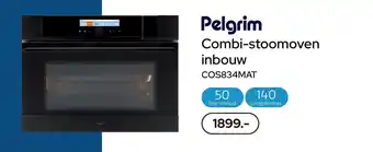 De Witgoed Specialist Pelgrim combi-stoomoven inbouw cos834mat aanbieding