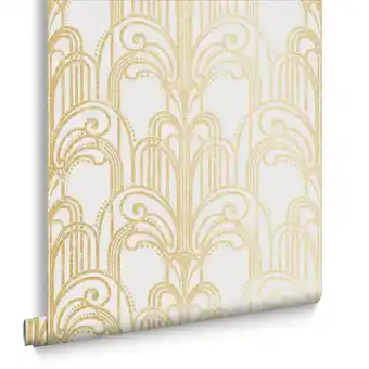 fonQ Graham & brown | vliesbehang - art deco gold pearl - goud aanbieding