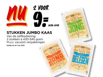 Jumbo Stukken jumbo kaas van de zelfbediening aanbieding