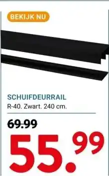 Kluswijs Schuifdeurrail aanbieding