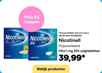 Plein.nl Nicotinell aanbieding