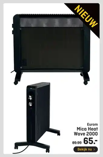 Hubo Mica heat wave 2000 aanbieding