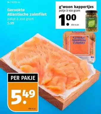 Poiesz Gerookte atlantische zalmfilet aanbieding