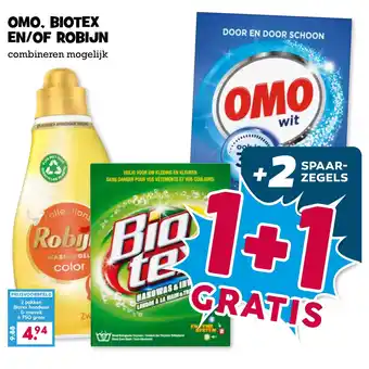 Boon`s Markt Omo, biotex en/of robijn aanbieding