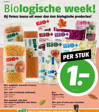 Poiesz Biologische week! aanbieding