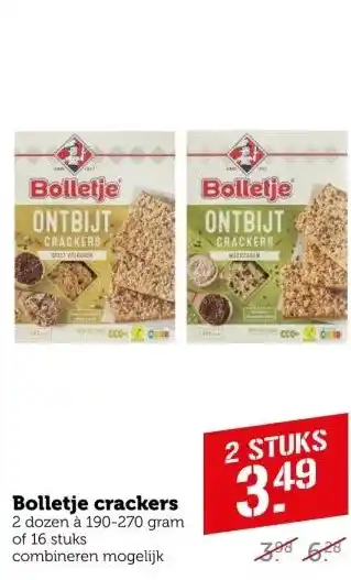 Coop Bolletje crackers aanbieding
