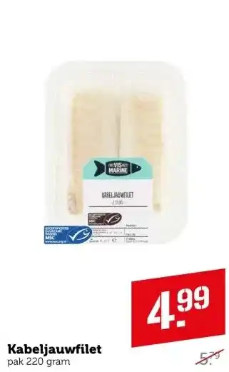 Coop Kabeljauwfilet aanbieding