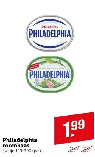 Coop Philadelphia roomkaas aanbieding