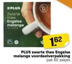 Coop Plus zwarte thee engelse melange voordeelverpakking aanbieding