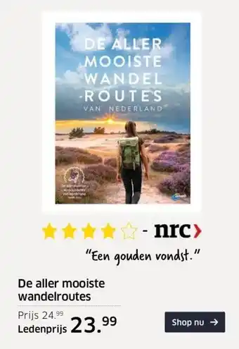 ANWB De aller mooiste wandelroutes aanbieding