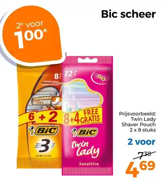 Trekpleister Bic scheer aanbieding