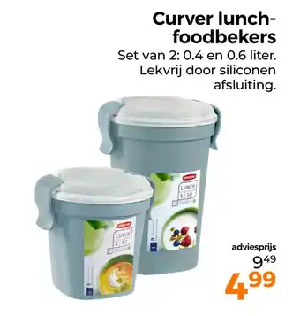 Trekpleister Curver lunch- foodbekers aanbieding