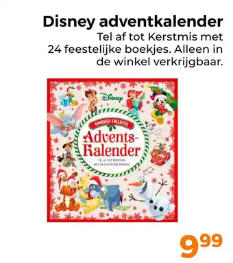 Trekpleister Disney adventkalender aanbieding