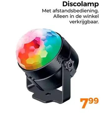 Trekpleister Discolamp aanbieding