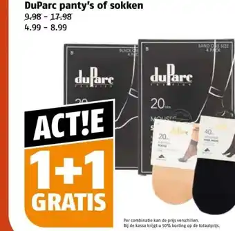 Poiesz Duparc panty's of sokken aanbieding