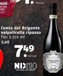 Poiesz Conte del brigante valpolicella ripasso aanbieding