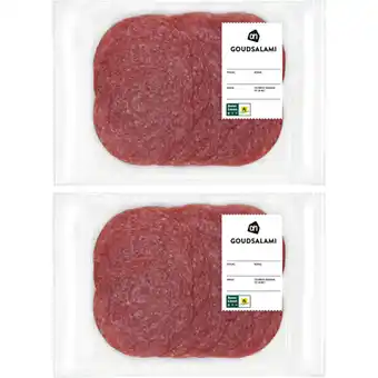 Albert Heijn Ah goudsalami 2-pack aanbieding