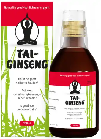 De Online Drogist Tai ginseng vloeibaar 250ml aanbieding