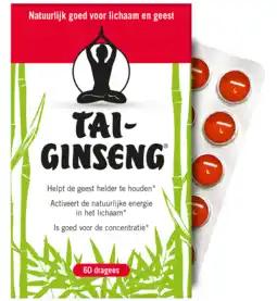 De Online Drogist Tai ginseng dragees 60st aanbieding