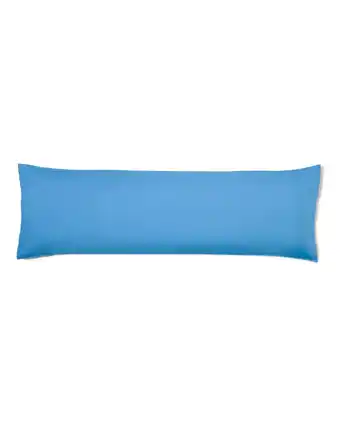 HEMA Hema linda. kussensloop percal 50x160 best blauw (blauw) aanbieding