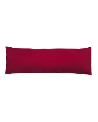 HEMA Hema linda. kussensloop percal 50x160 royaal rood (wijnrood) aanbieding