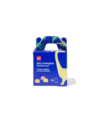 HEMA Hema jelly snoepjes dino zoet/zuur - 8 stuks aanbieding