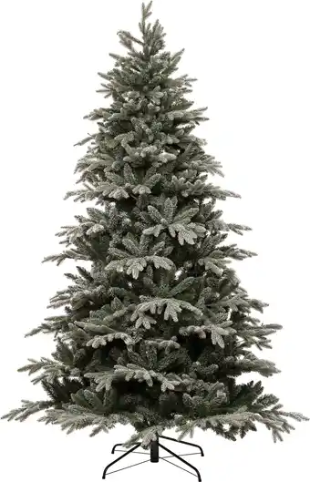 Intratuin Intratuin kunstkerstboom glis besneeuwd d 140 h 215 cm aanbieding