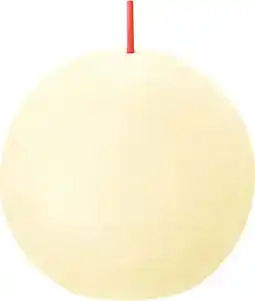 Intratuin Bolsius bolkaars rustiek shine licht geel 25 uur d 7,6 h 7,1 cm aanbieding