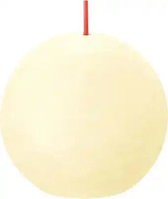 Intratuin Bolsius bolkaars rustiek shine licht geel 25 uur d 7,6 h 7,1 cm aanbieding