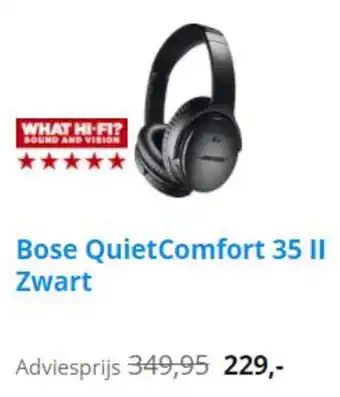 Coolblue Bose QuietComfort 35 II Zwart aanbieding