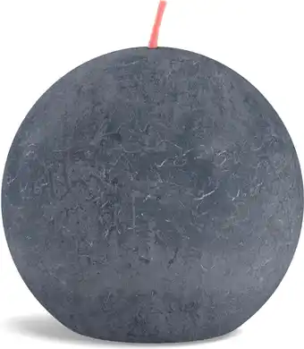 Intratuin Bolsius bolkaars shine blauw / grijs 25 uur d 7,6 x h 7,1 cm aanbieding