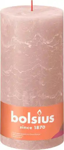 Intratuin Bolsius tafelkaars shine roze 125 uur d 10 h 20 cm aanbieding