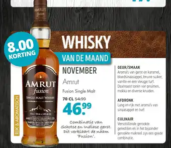 Mitra Amrut fusion single malt aanbieding