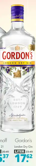 Mitra Gordon's london dry gin aanbieding