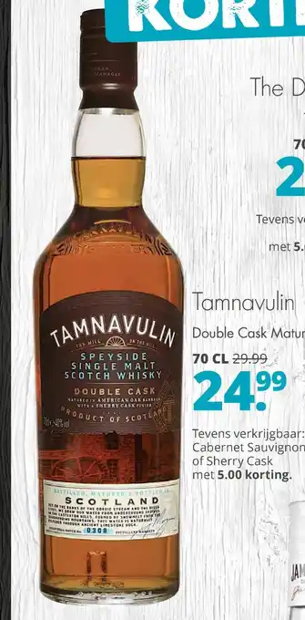 Mitra Tamnavulin double cask matured aanbieding