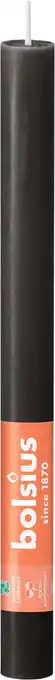 Intratuin Bolsius tafelkaars shine grijs 13 uur d 2,3 x h 27 cm aanbieding