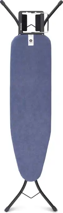 Bol.com Brabantia strijkplank a - met strijkijzerhouder - 110 x 30 cm - denim blue aanbieding