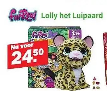 Van Cranenbroek Furreal lolly het luipaard aanbieding