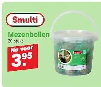 Van Cranenbroek Smulti mezenbollen aanbieding