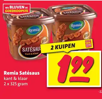 Nettorama Remia satésaus kant & klaar aanbieding