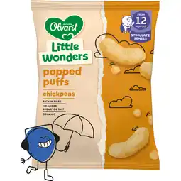 Albert Heijn Olvarit kikkererwt knabbels 12mnd+ aanbieding