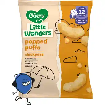 Albert Heijn Olvarit kikkererwt knabbels 12mnd+ aanbieding