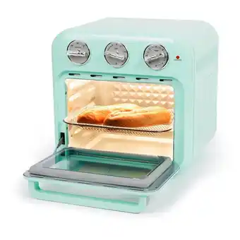 Action Compacte oven met retrolook - mintgroen aanbieding