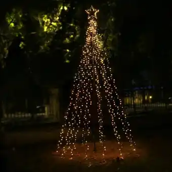 Action Xxl led-kerstboom voor buiten aanbieding