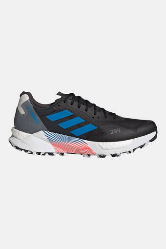 Bever Adidas terrex agravic ultra trailschoen zwart/blauw aanbieding