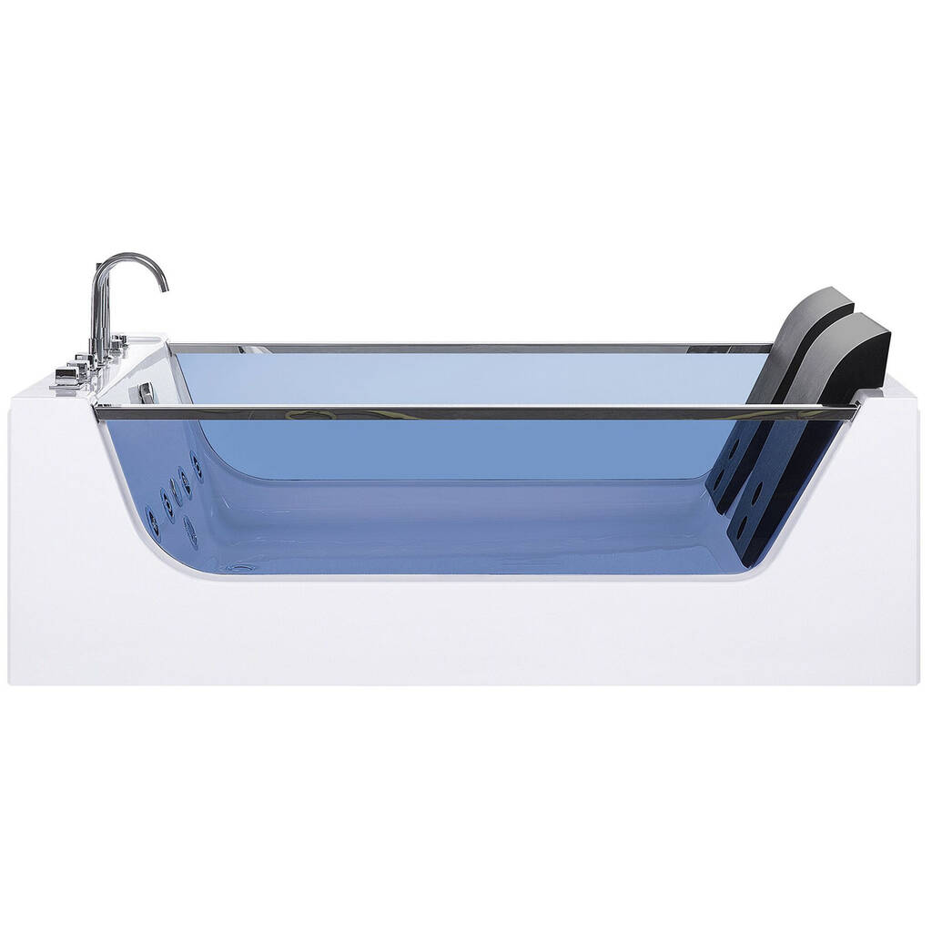 Whirlpool led wit 180 x 120 cm curacao aanbieding bij Beliani