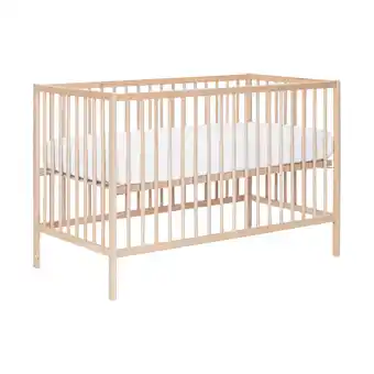 Babypark Puck raw babybed beuken natural 60 x 120 cm aanbieding