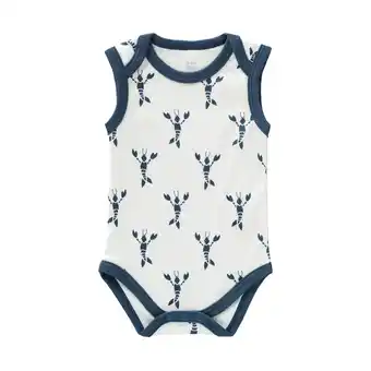 Babypark Fresk lobster romper zonder mouw indigo blue newborn 6-12 mnd aanbieding