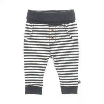 Babypark Feetje mini person streep broekje antra melange aanbieding