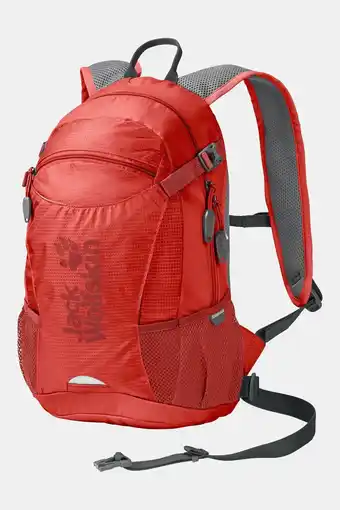 Bever Jack wolfskin velocity 12 rugzak rood/middengrijs aanbieding